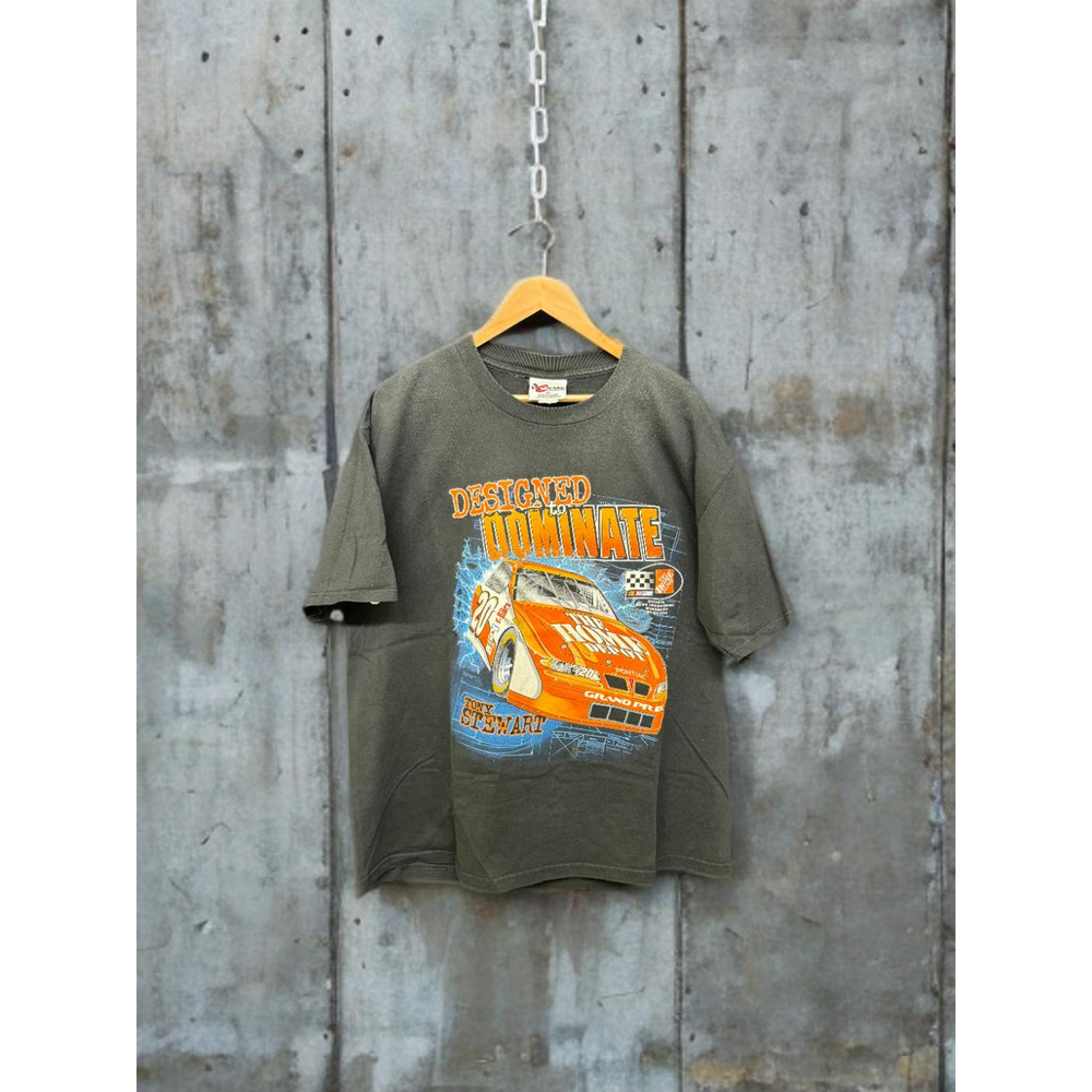 VINTAGE 1999 CHASE Sz X Large TONY STEWART DESIGNED TO DOMINATE NASCAR T SHIRT